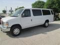 2014 Oxford White Ford E-Series Van E350 XL Extended 15 Passenger Van  photo #1