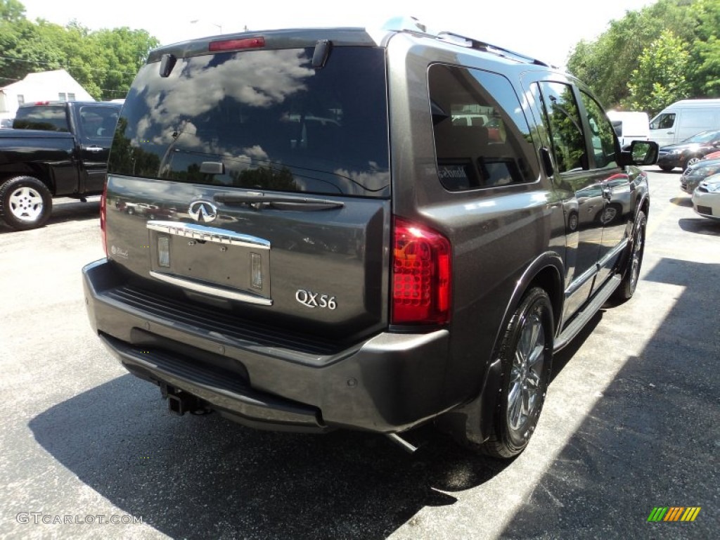 2010 QX 56 4WD - Silver Graphite / Stone photo #3