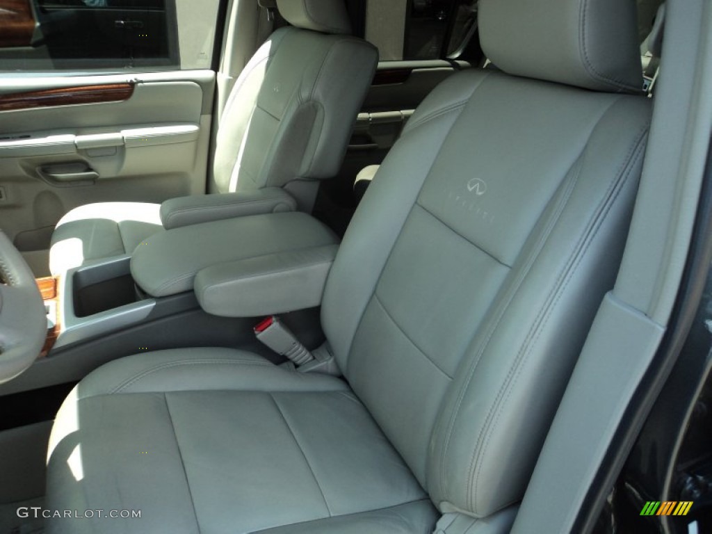 2010 QX 56 4WD - Silver Graphite / Stone photo #5