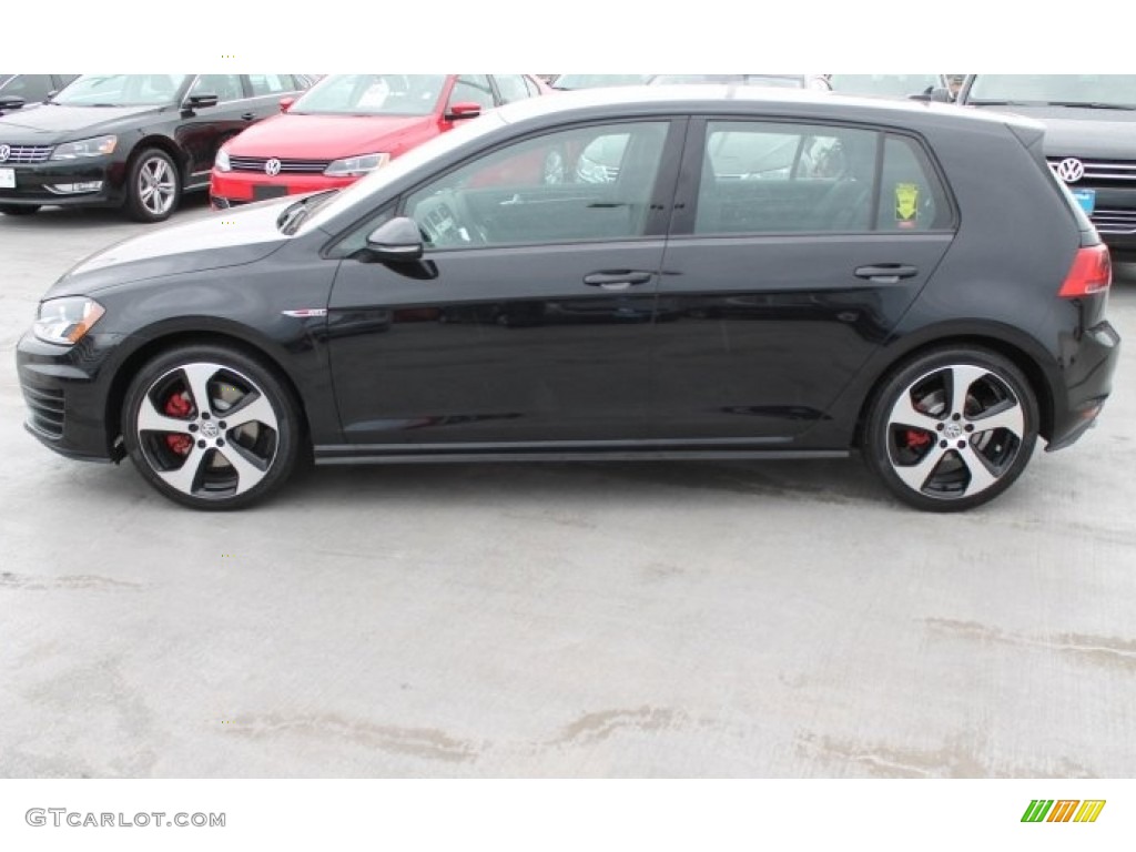 Deep Black Pearl 2015 Volkswagen Golf GTI 4-Door 2.0T S Exterior Photo #94797246