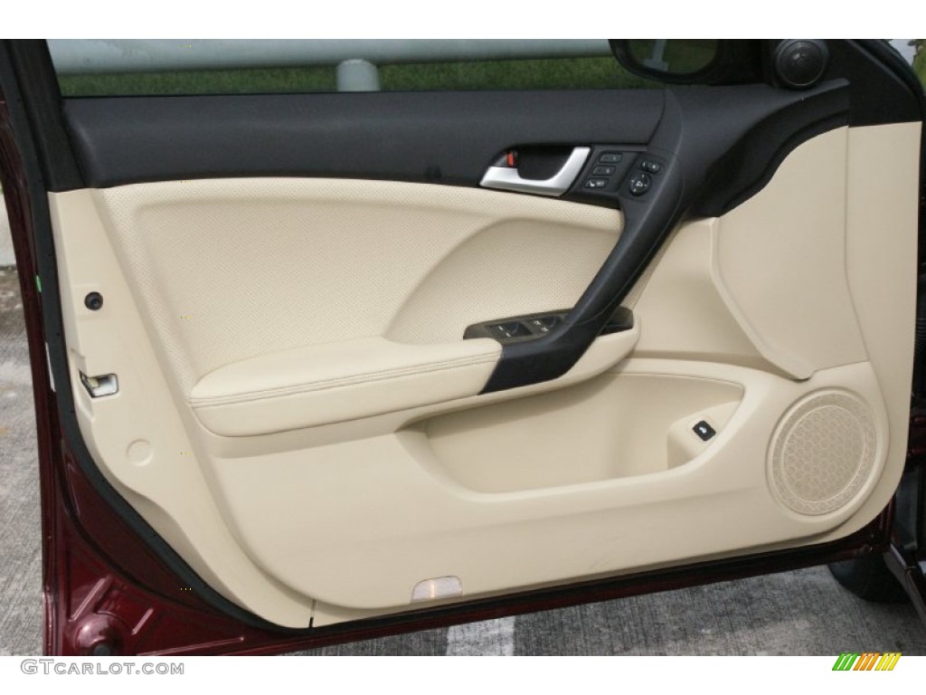 2011 Acura TSX Sedan Taupe Door Panel Photo #94797477