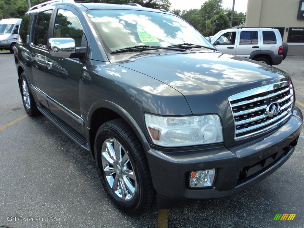 2010 QX 56 4WD - Silver Graphite / Stone photo #37