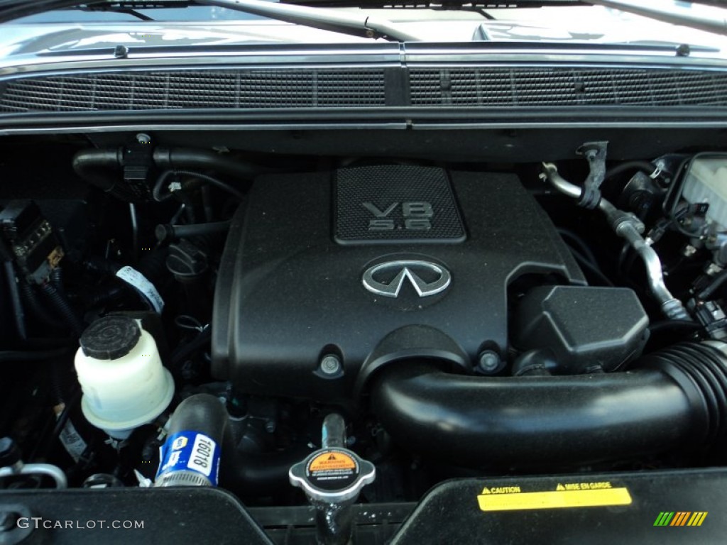 2010 QX 56 4WD - Silver Graphite / Stone photo #43