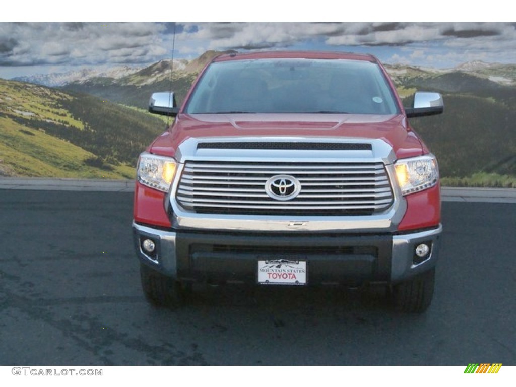 2014 Tundra Limited Crewmax 4x4 - Radiant Red / Graphite photo #2