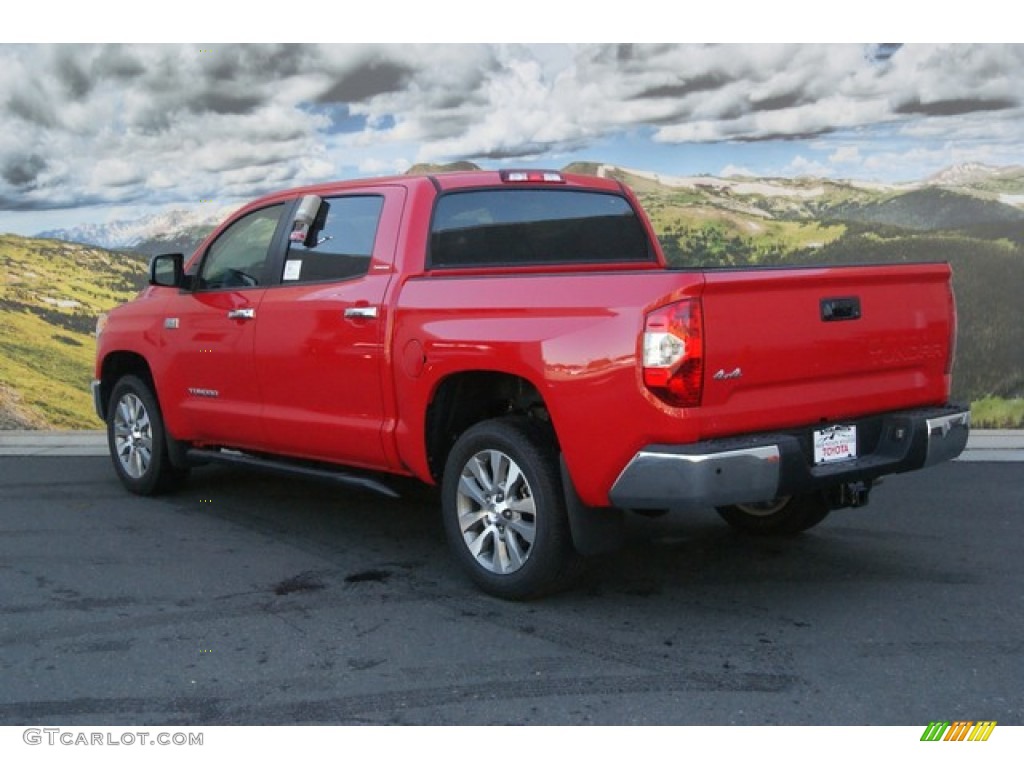 2014 Tundra Limited Crewmax 4x4 - Radiant Red / Graphite photo #3