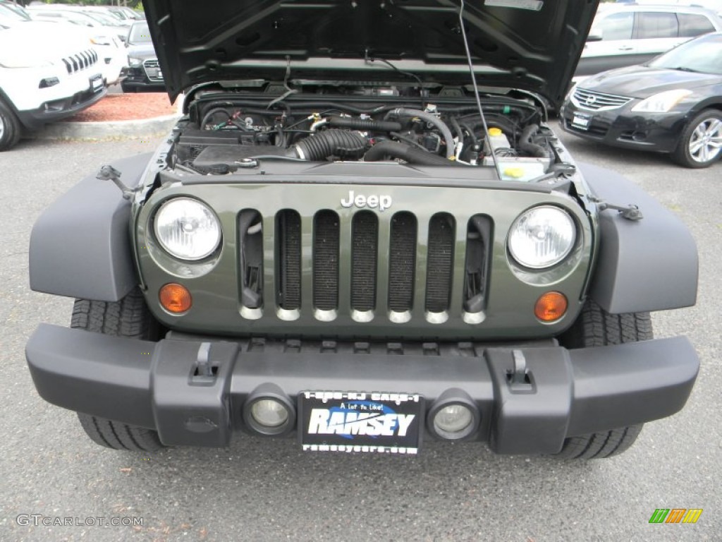 2009 Wrangler Unlimited X 4x4 - Jeep Green Metallic / Dark Slate Gray/Medium Slate Gray photo #3