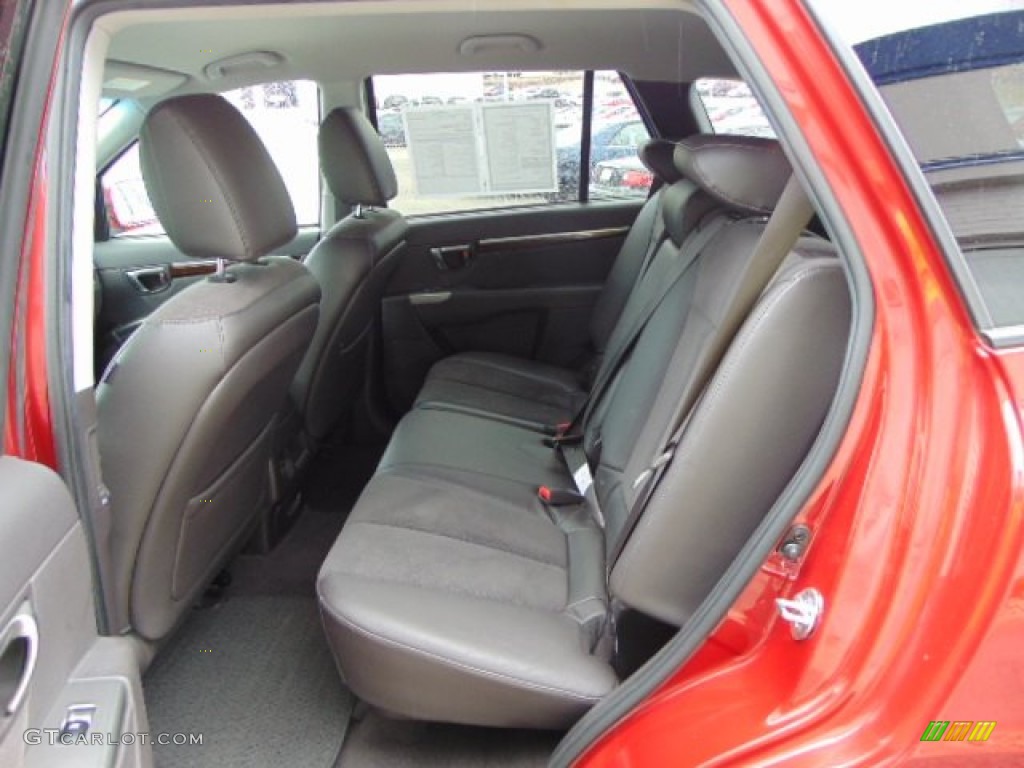 2012 Hyundai Santa Fe SE V6 AWD Rear Seat Photos