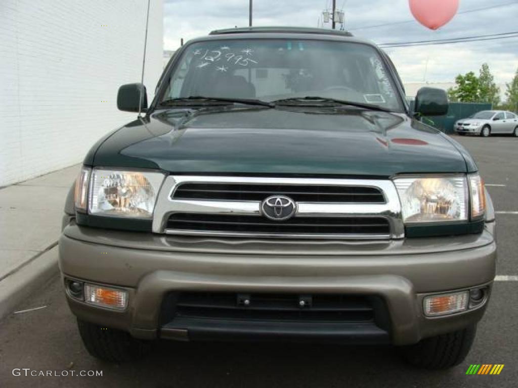 2000 4Runner Limited 4x4 - Imperial Jade Mica / Oak photo #2