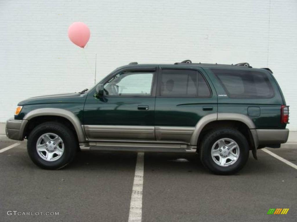 2000 4Runner Limited 4x4 - Imperial Jade Mica / Oak photo #3