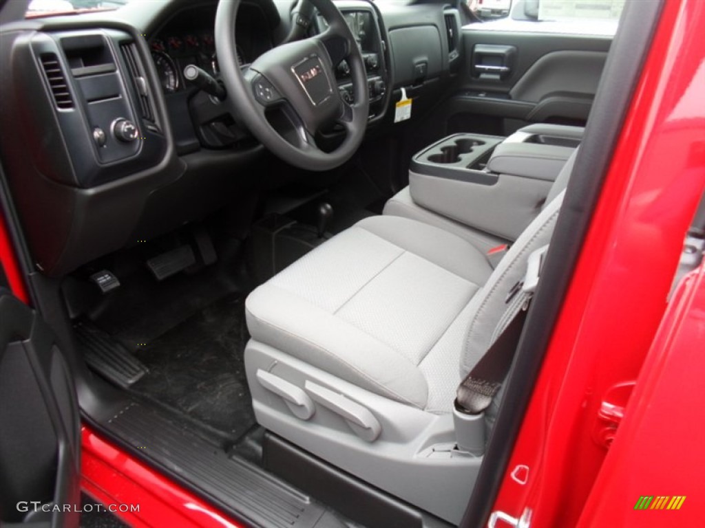 2014 Sierra 1500 Double Cab 4x4 - Fire Red / Jet Black/Dark Ash photo #4