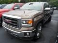 Front 3/4 View of 2014 Sierra 1500 SLT Double Cab 4x4