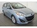 2012 Clear Water Blue Metallic Mazda MAZDA5 Touring  photo #1