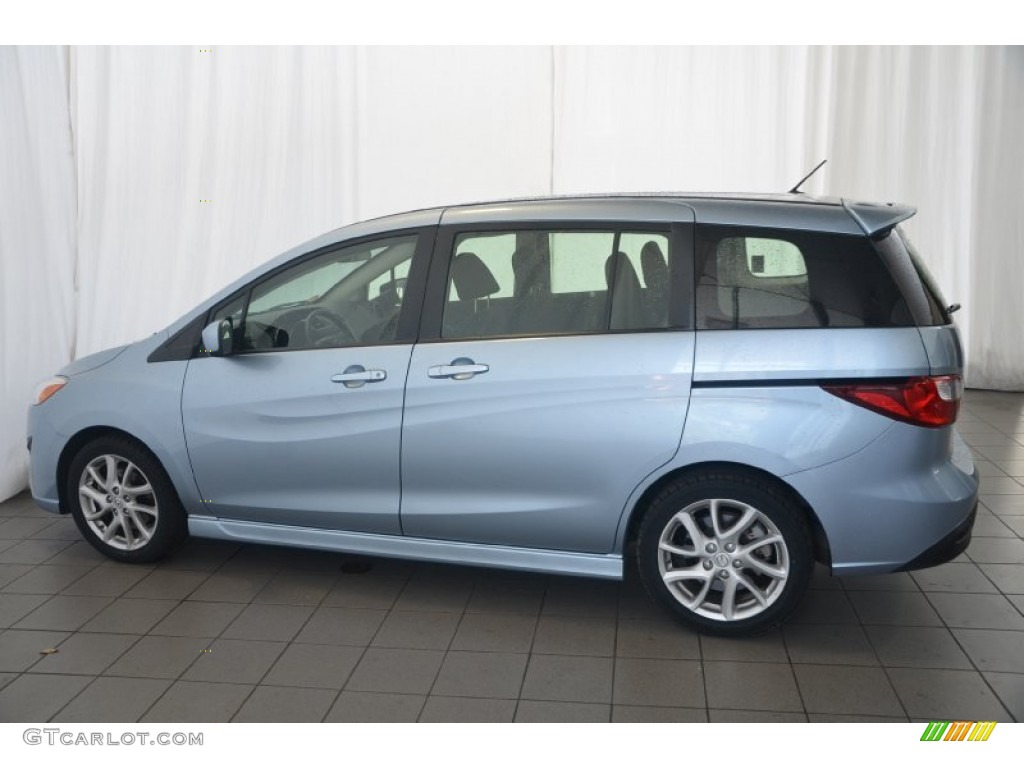 2012 MAZDA5 Touring - Clear Water Blue Metallic / Black photo #10