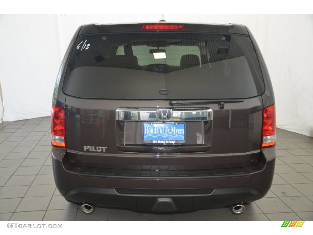 2015 Pilot EX-L - Dark Amber Metallic / Beige photo #6