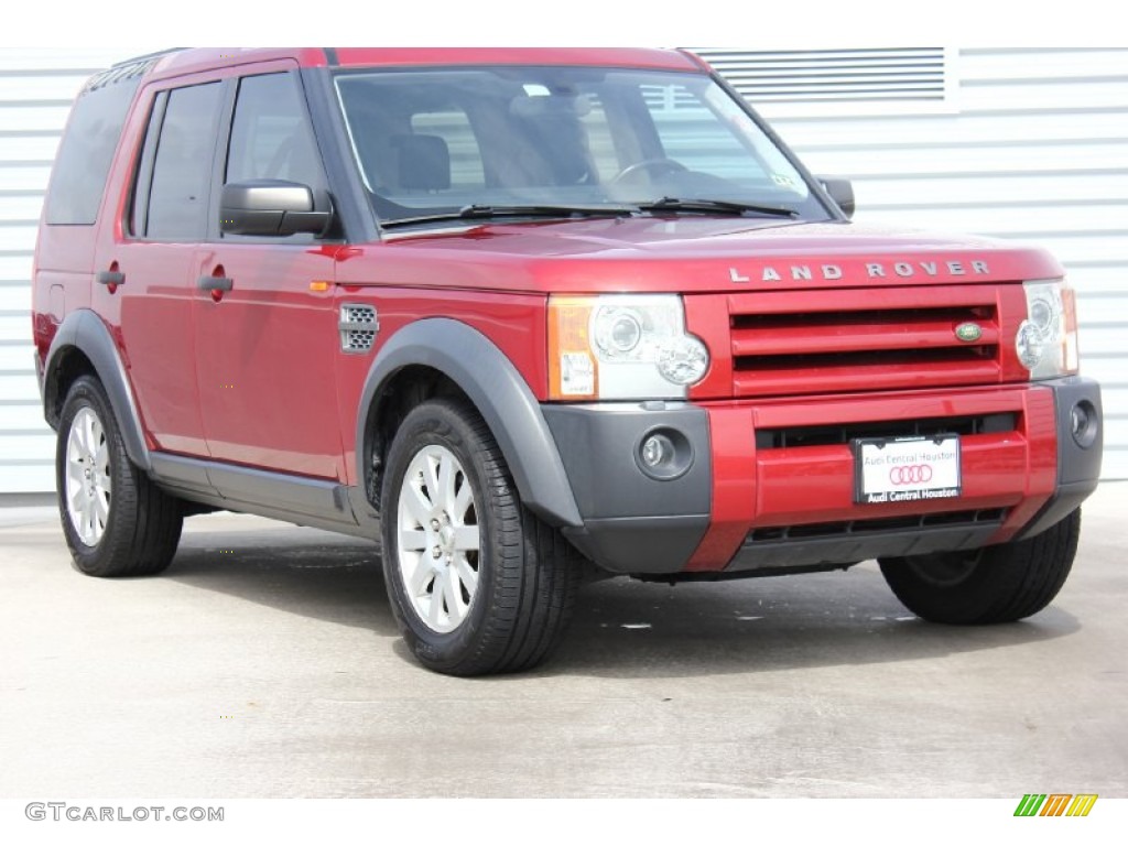 2006 LR3 V8 SE - Alveston Red Metallic / Black photo #1