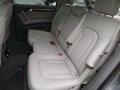 2014 Audi Q7 Limestone Gray Interior Rear Seat Photo