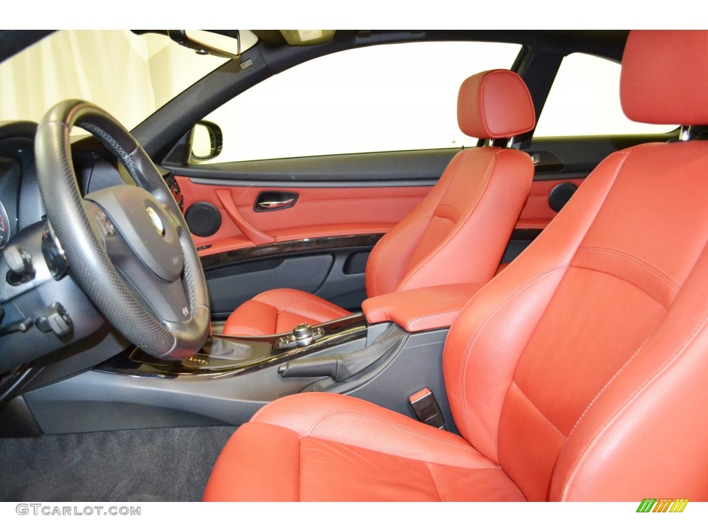 2011 3 Series 335i Coupe - Mineral White Metallic / Coral Red/Black Dakota Leather photo #13