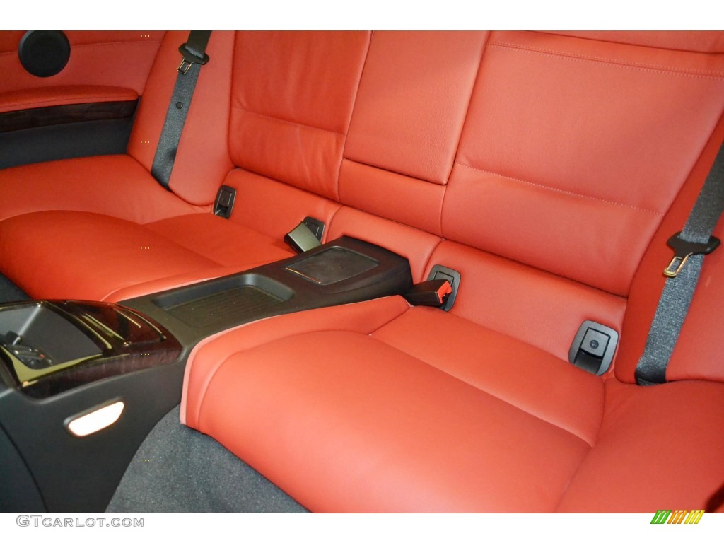 2011 3 Series 335i Coupe - Mineral White Metallic / Coral Red/Black Dakota Leather photo #16