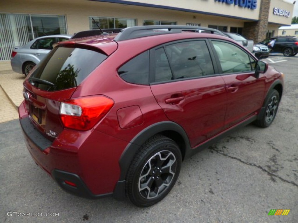 2014 XV Crosstrek 2.0i Premium - Venetian Red Pearl / Ivory photo #7