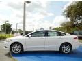 2014 White Platinum Ford Fusion SE  photo #2