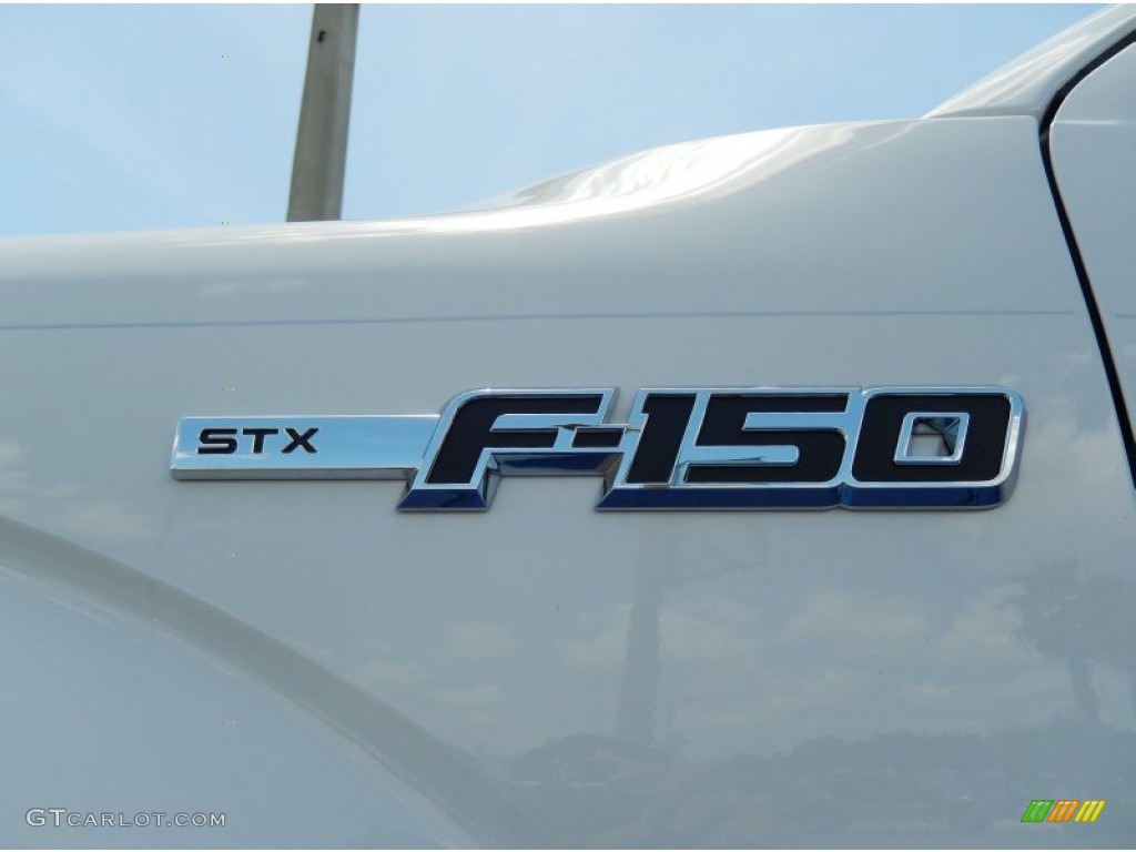 2014 F150 STX SuperCrew 4x4 - Oxford White / Black photo #5