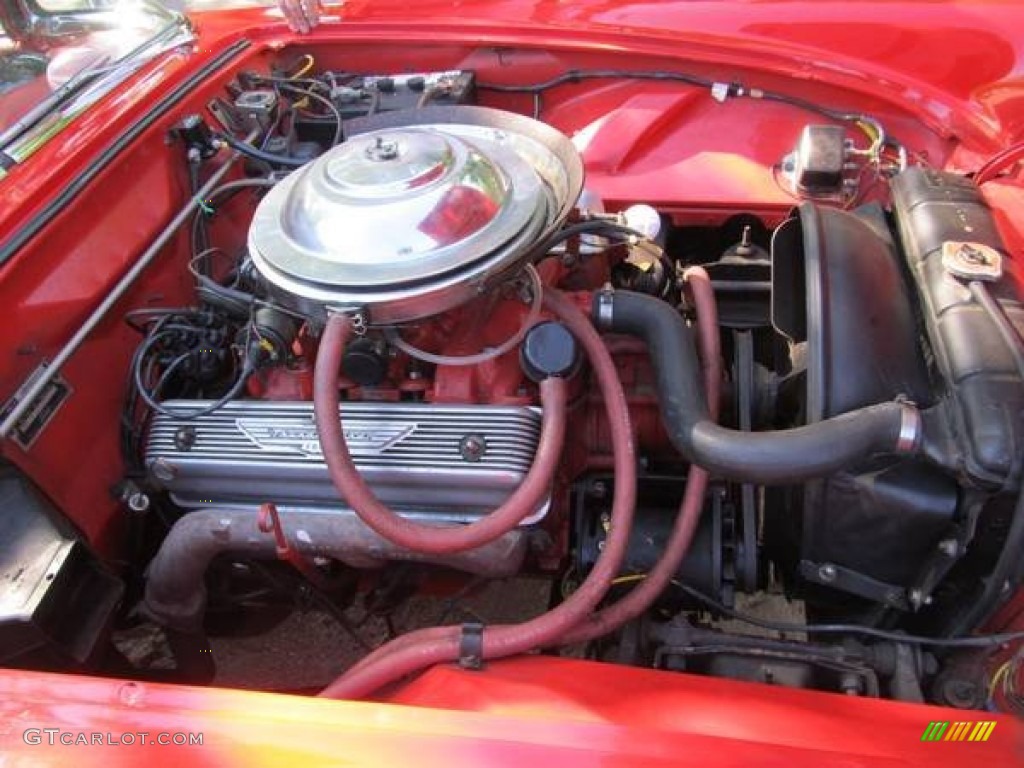 1955 Ford Thunderbird Convertible 292 cid OHV 16-Valve V8 Engine Photo #94809959