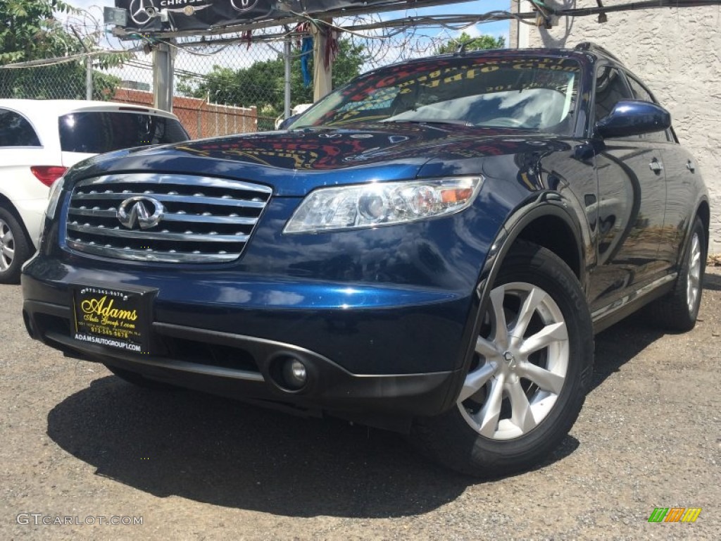 2006 FX 35 AWD - Sapphire Blue Pearl / Graphite photo #1
