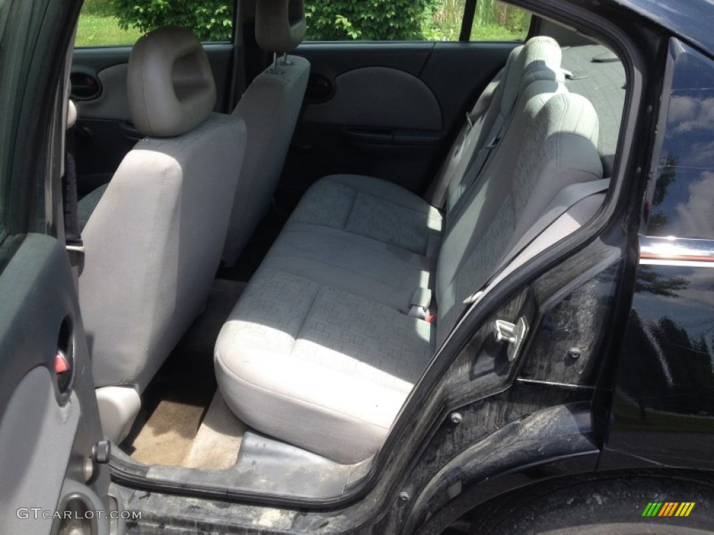 2005 ION 1 Sedan - Black Onyx / Gray photo #11