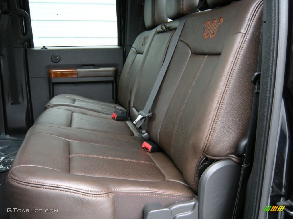 King Ranch Mesa Antique Affect/Black Interior 2015 Ford F250 Super Duty King Ranch Crew Cab 4x4 Photo #94813664