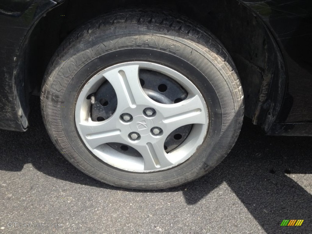 2005 ION 1 Sedan - Black Onyx / Gray photo #14
