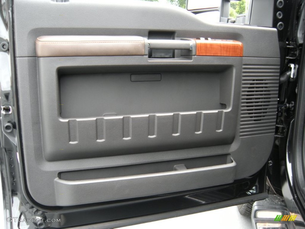 2015 Ford F250 Super Duty King Ranch Crew Cab 4x4 King Ranch Mesa Antique Affect/Black Door Panel Photo #94813682