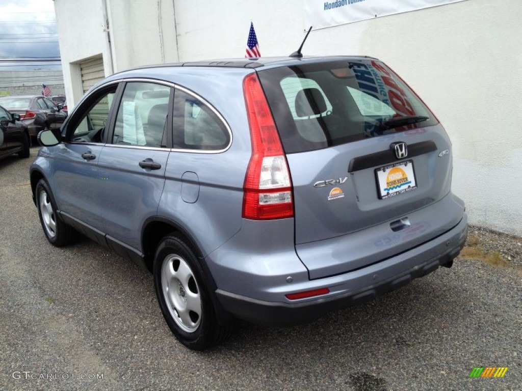 2010 CR-V LX AWD - Glacier Blue Metallic / Gray photo #7