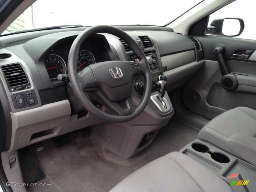 2010 CR-V LX AWD - Glacier Blue Metallic / Gray photo #14