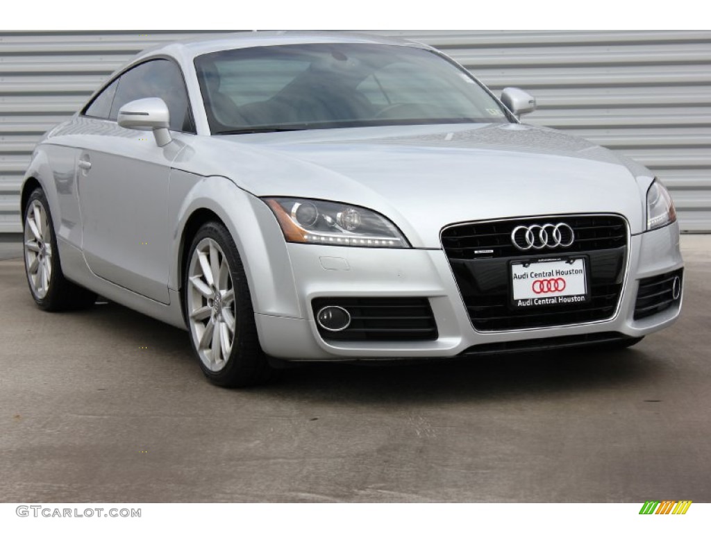2011 TT 2.0T quattro Coupe - Ice Silver Metallic / Black photo #1