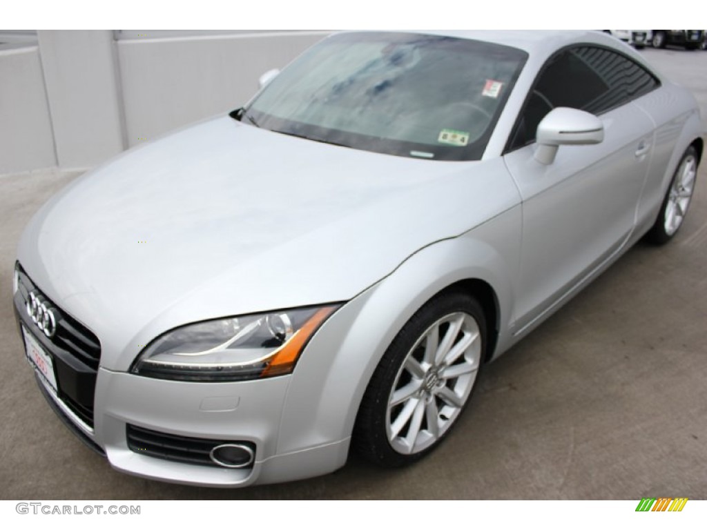 2011 TT 2.0T quattro Coupe - Ice Silver Metallic / Black photo #3