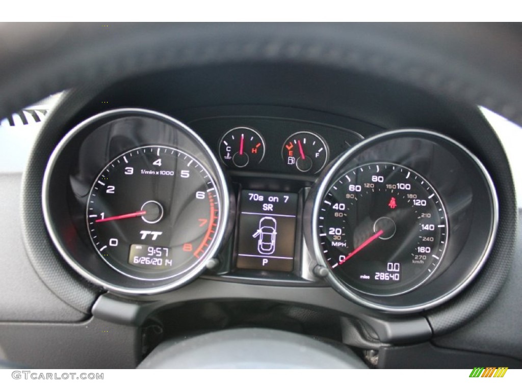 2011 TT 2.0T quattro Coupe - Ice Silver Metallic / Black photo #40