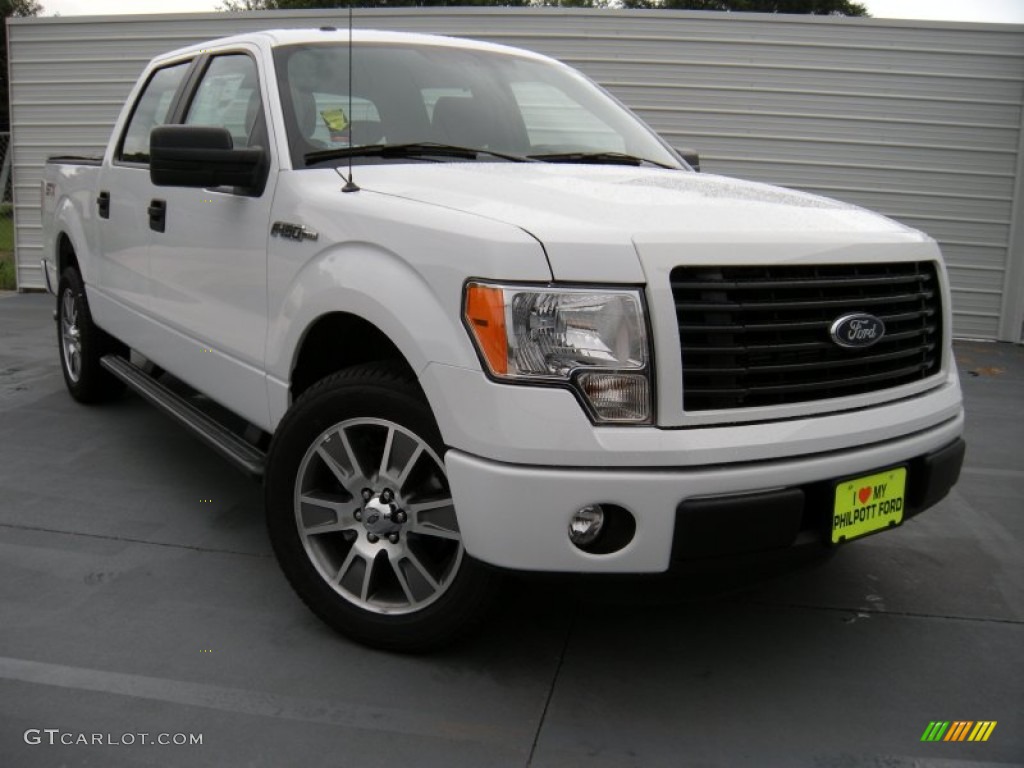 2014 F150 STX SuperCrew - Oxford White / Black photo #2