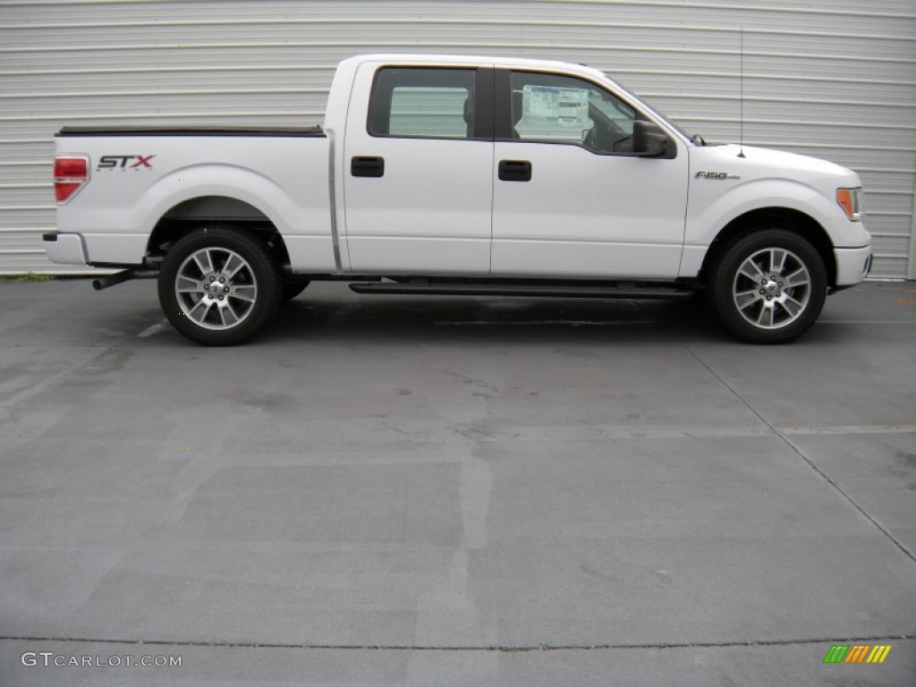 2014 F150 STX SuperCrew - Oxford White / Black photo #3