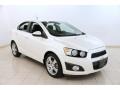 2013 White Diamond Tricoat Chevrolet Sonic LTZ Sedan  photo #1