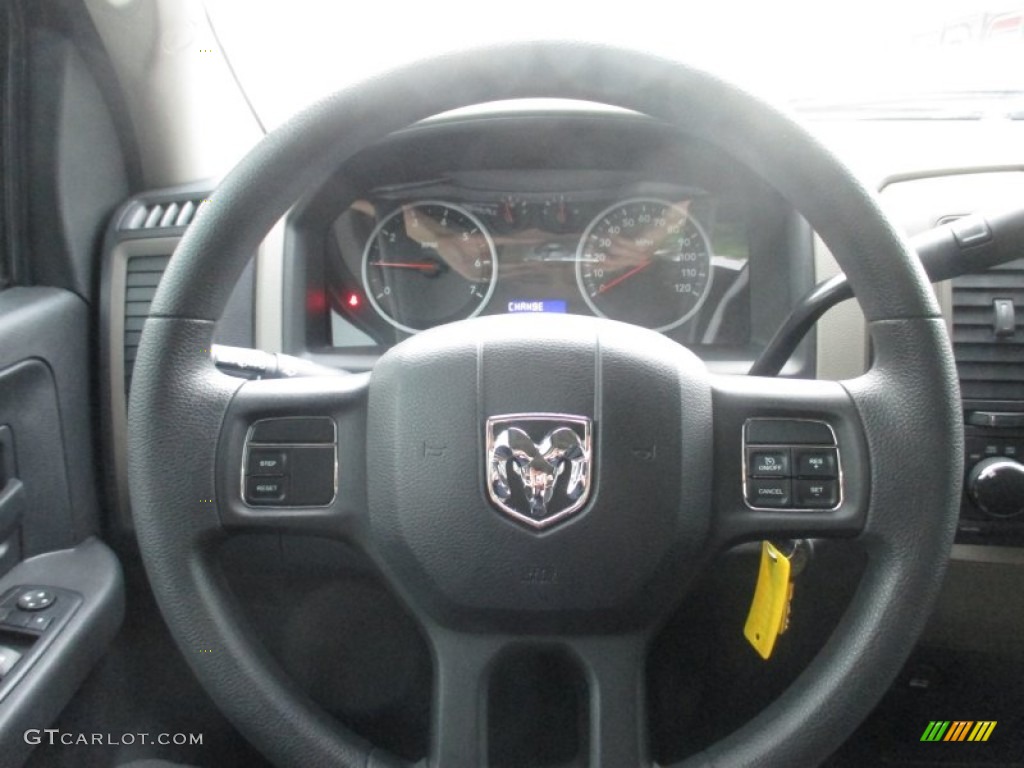 2012 Ram 1500 ST Crew Cab 4x4 - Deep Cherry Red Crystal Pearl / Dark Slate Gray/Medium Graystone photo #24