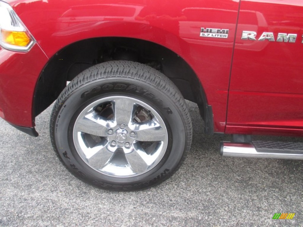 2012 Ram 1500 ST Crew Cab 4x4 - Deep Cherry Red Crystal Pearl / Dark Slate Gray/Medium Graystone photo #27