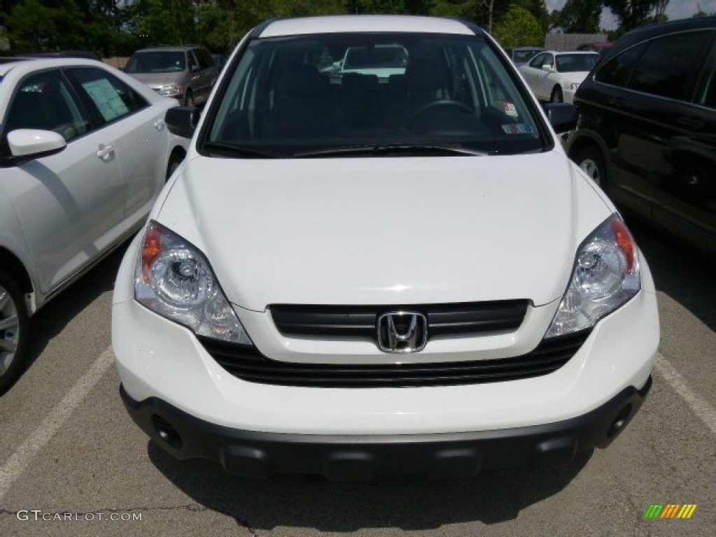 2008 CR-V LX 4WD - Taffeta White / Gray photo #2