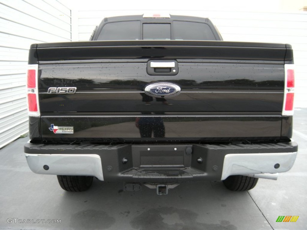 2014 F150 XLT SuperCrew 4x4 - Tuxedo Black / Steel Grey photo #5