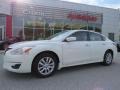 2014 Pearl White Nissan Altima 2.5 S  photo #1