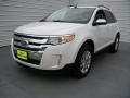 2014 White Platinum Ford Edge SEL  photo #7