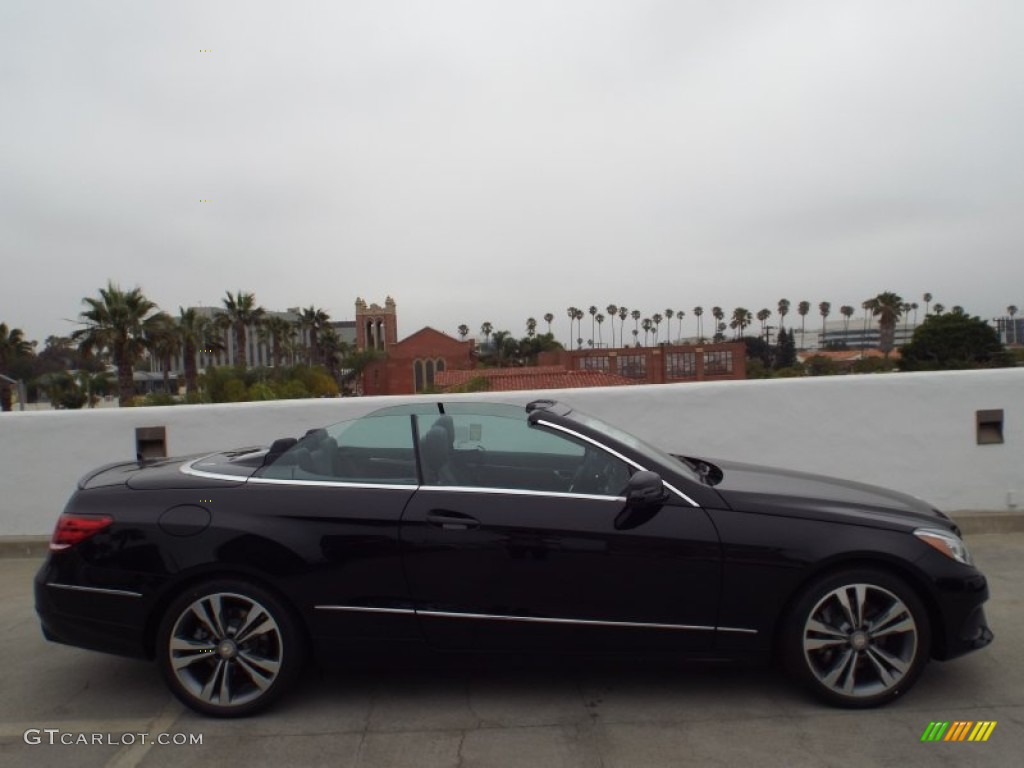 2014 E 350 Cabriolet - Black / Black photo #3
