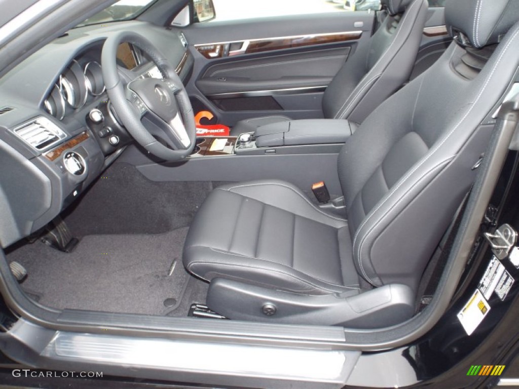 2014 E 350 Cabriolet - Black / Black photo #5