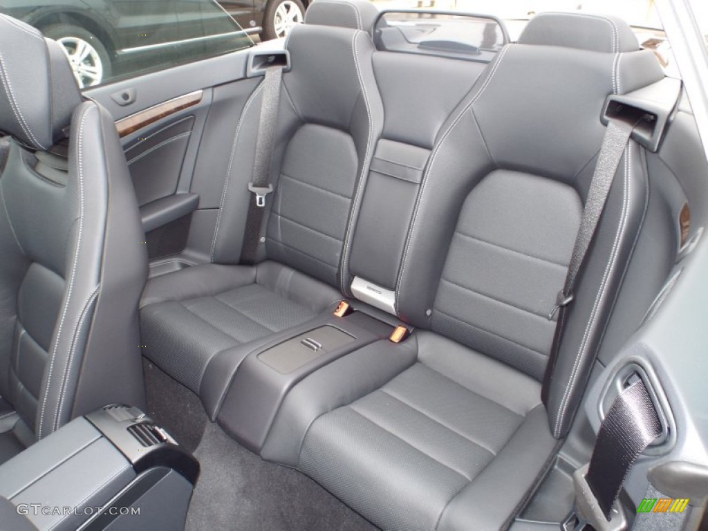 2014 E 350 Cabriolet - Black / Black photo #6
