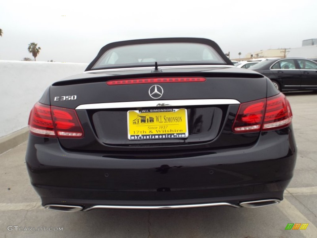 2014 E 350 Cabriolet - Black / Black photo #9
