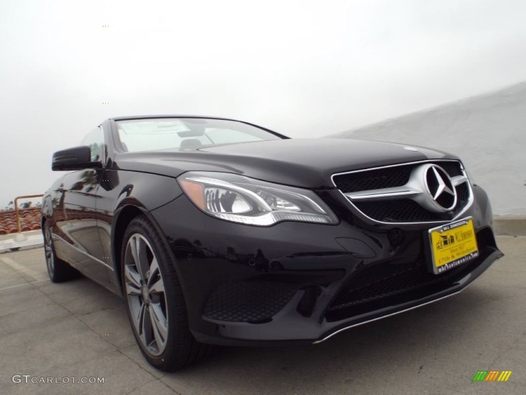 2014 E 350 Cabriolet - Black / Black photo #11